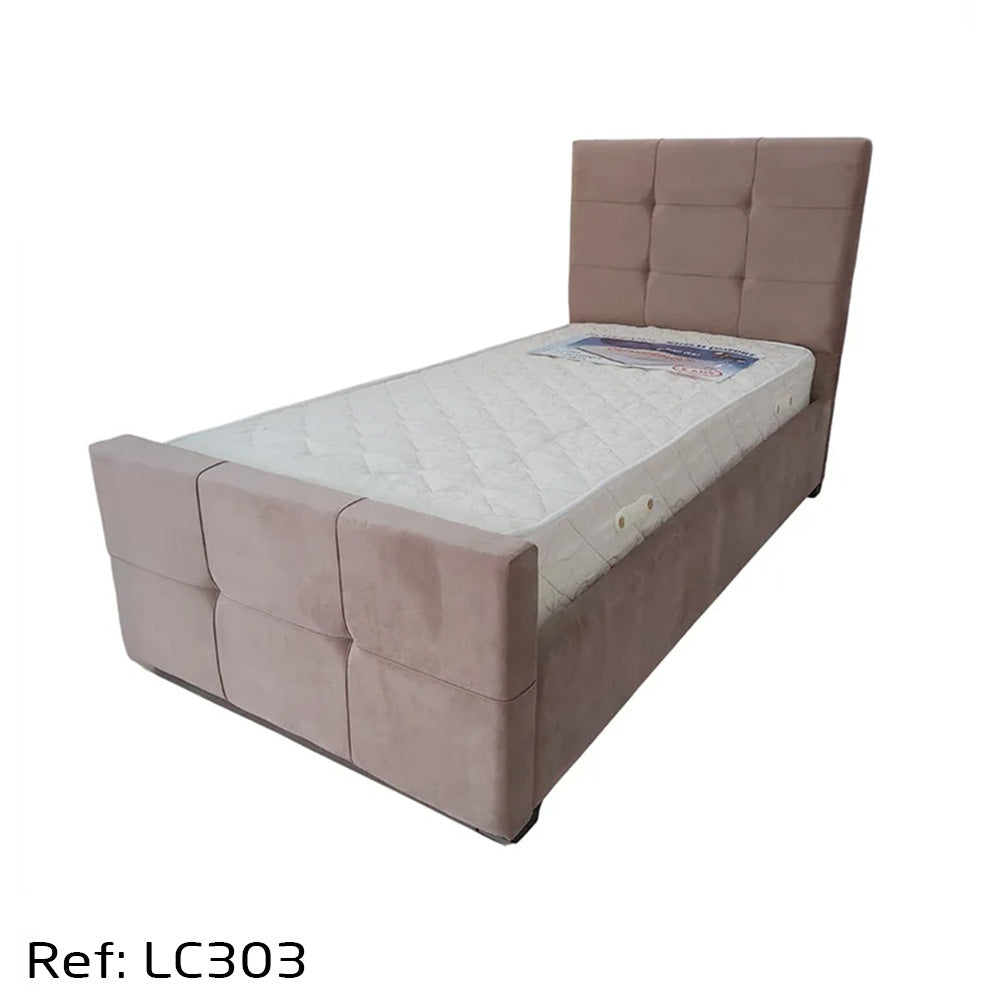 Lit Capitonné Tissu Anti-taches Haute Qualité
