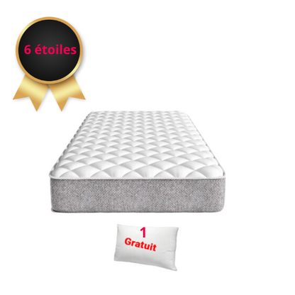 Matelas à Ressorts 6 Étoiles 1 Place