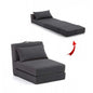 Fauteuil Lit Pliable Avec Coussin Couleur Noir