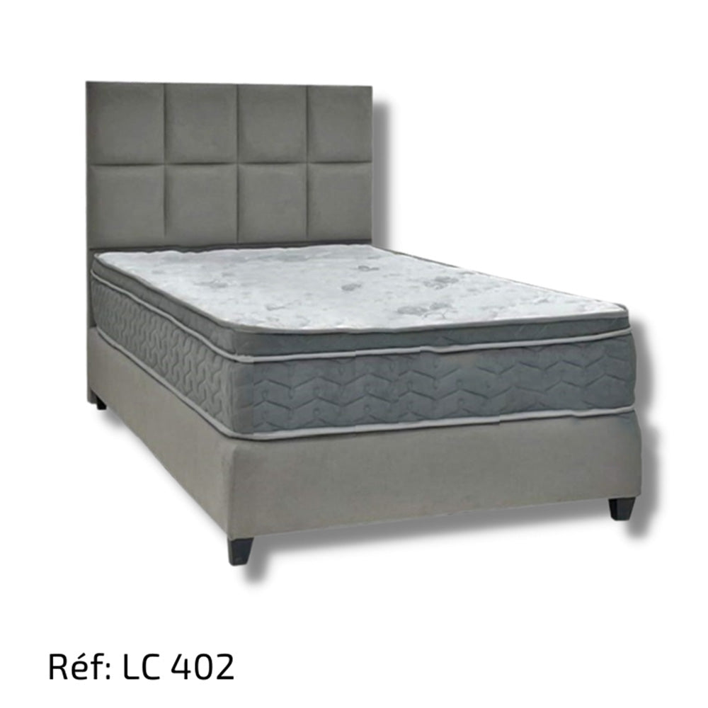 Lit Capitonné Tissu Anti-taches Haute Qualité