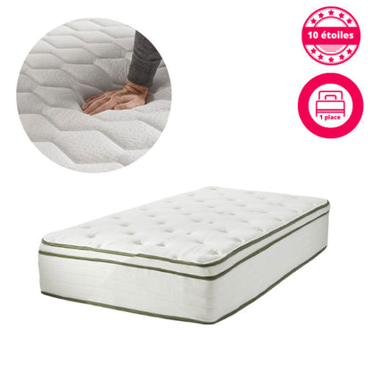 Matelas Royal Orthopédique Eurotop 1 Place 10 étoiles 32 cm