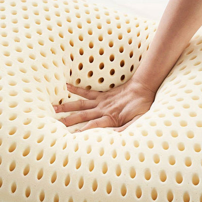 Oreiller en Latex 100 % Naturel Ultra Respirant et Confortable