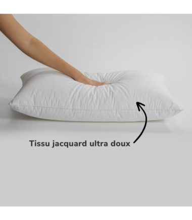 1 Oreiller Orthopédique Top Qualité Lavable 70x50cm