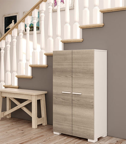 Porte Chaussures Double Porte Mauve Clair