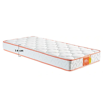 Matelas Mousse Matelassé 1 Place Hauteur 14 cm