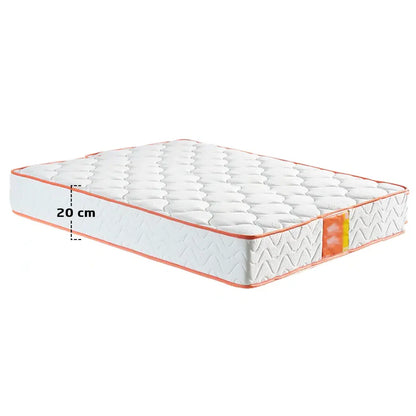 Matelas Mousse Matelassé 2 Places Hauteur 20 cm